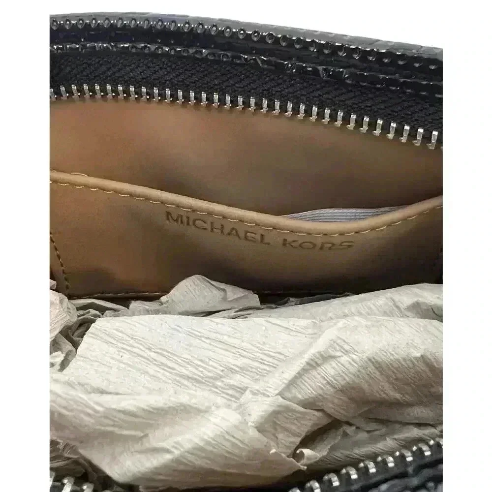 Michael Kors Jet Set Crossbody Bag Black Purse Wallet S